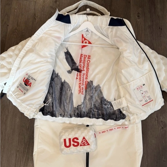 Nike ACG Therma-Fit Air Milano Inflatable Jacket 2026 Team USA Puffy Jacket - Picture 6 of 14